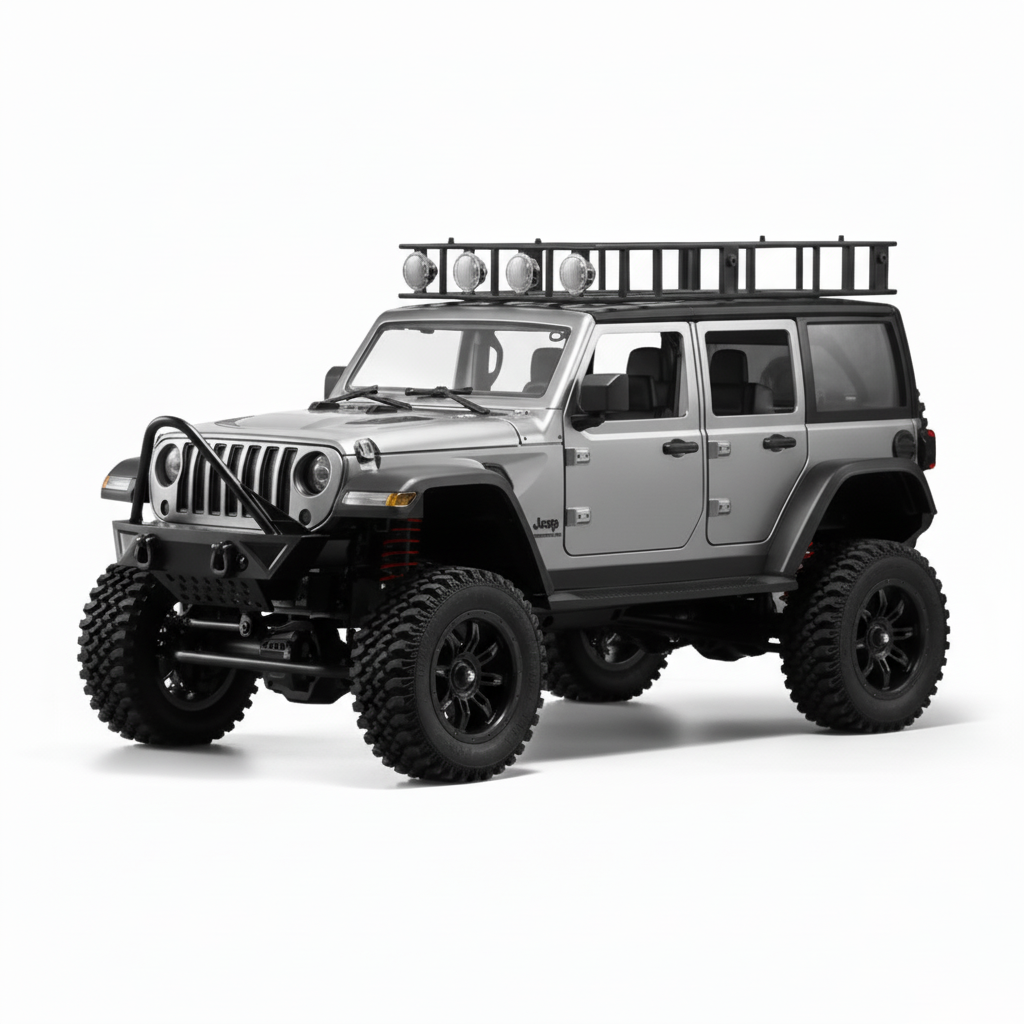 Crawler 4x4 Télécommandé Tout-Terrain – Réplique Jeep Wrangler