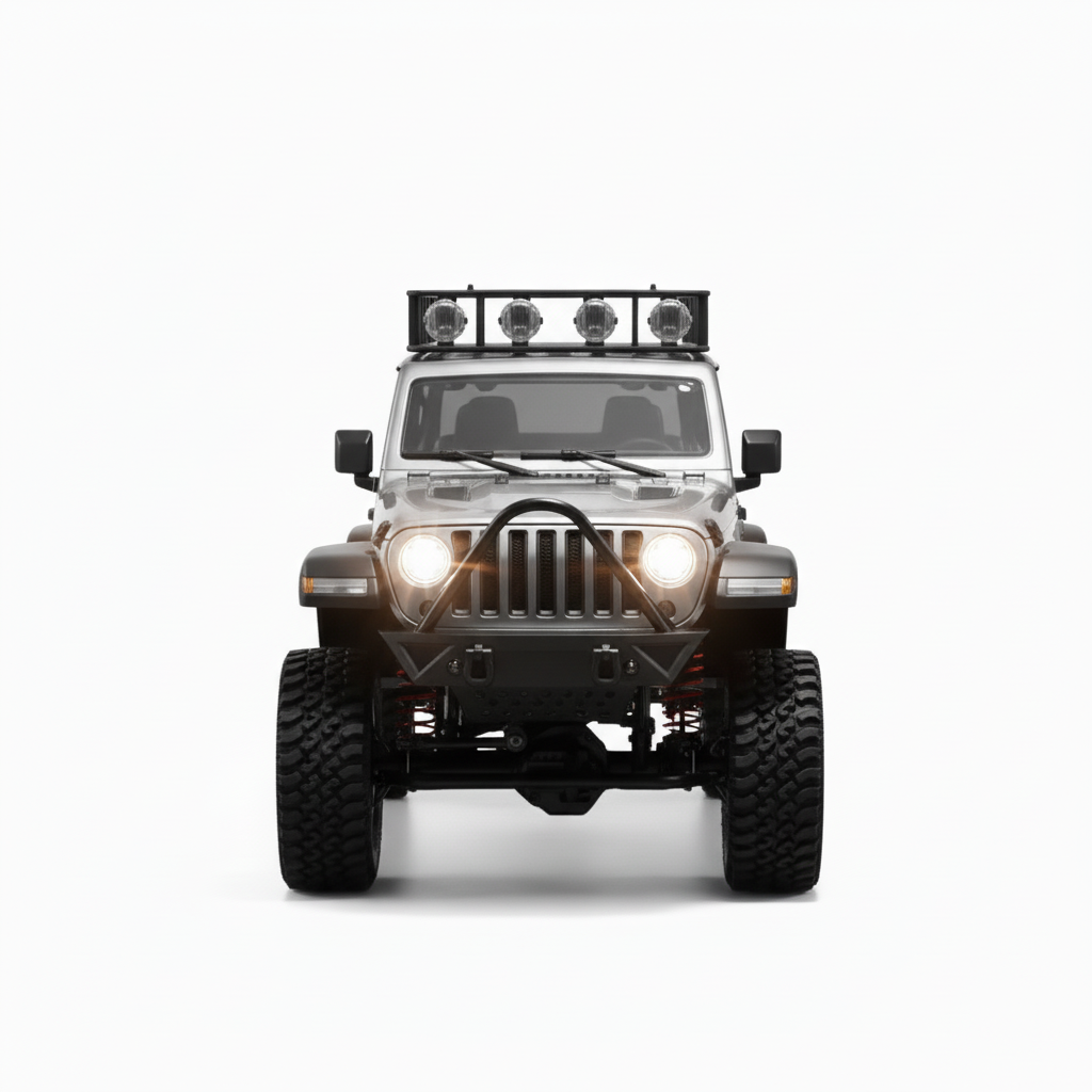 Crawler 4x4 Télécommandé Tout-Terrain – Réplique Jeep Wrangler