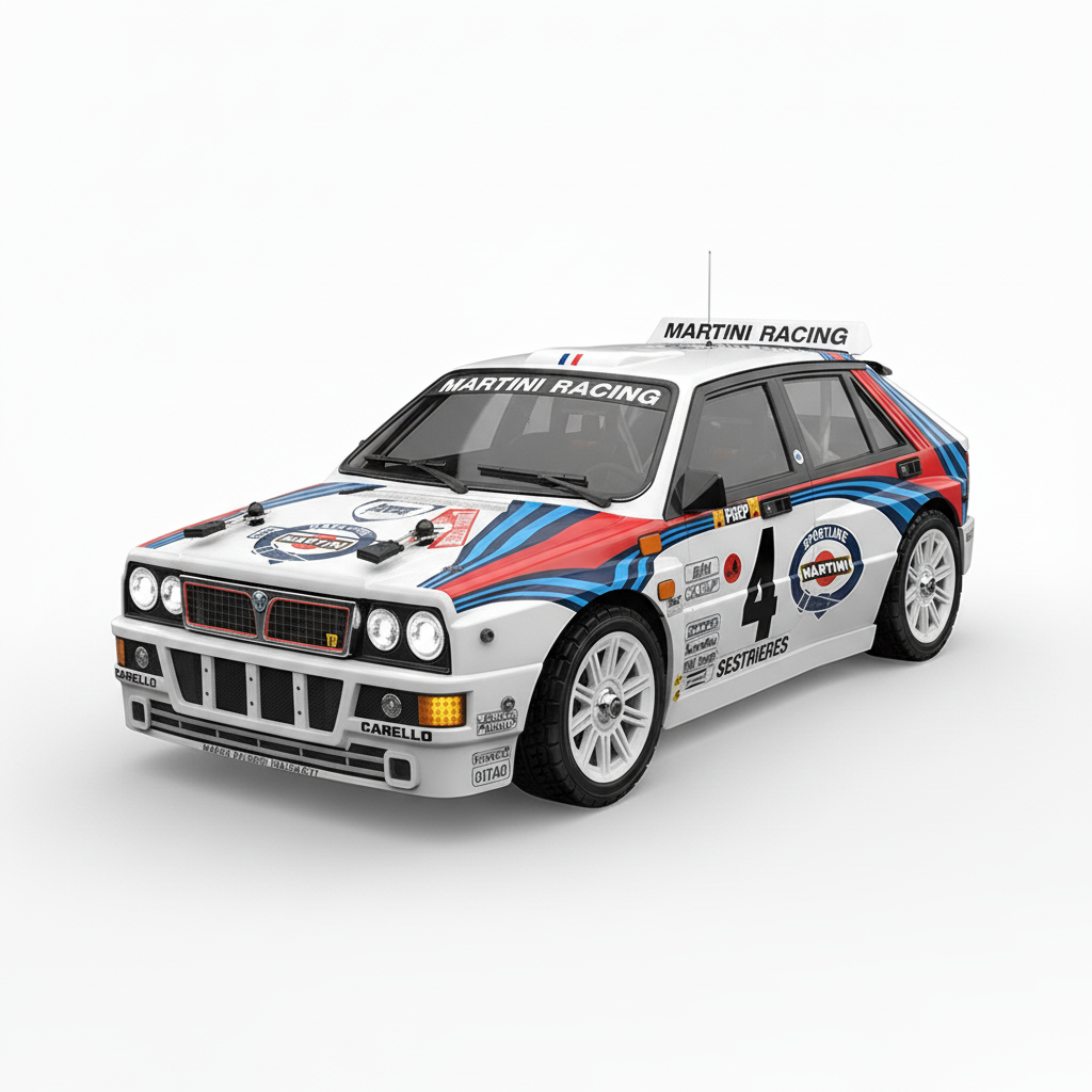 Lancia Delta Martini Racing 1/14 – Voiture télécommandée de rallye et drift