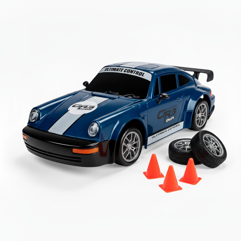 Porsche 911 Vintage 1/24 – Voiture Télécommandée Drift et Piste 30 km/h