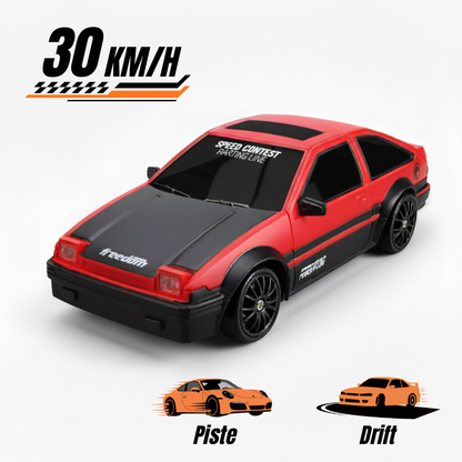 Toyota AE86 Trueno 1/24 – Voiture télécommandée drift et piste