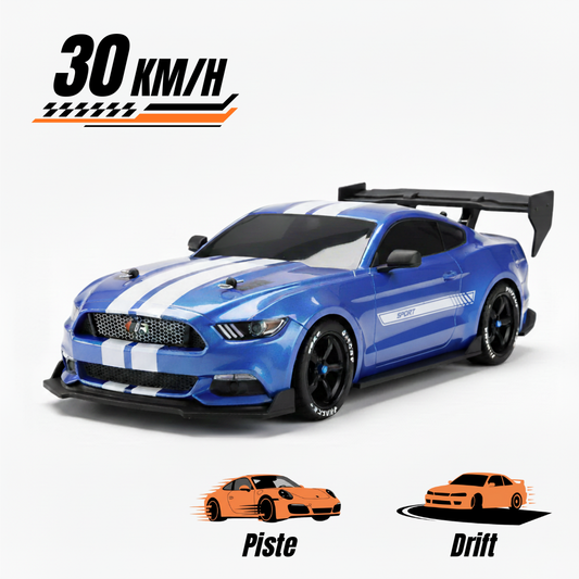 Ford Mustang GT 1/24 – Voiture Télécommandée Drift et Piste 30 km/h
