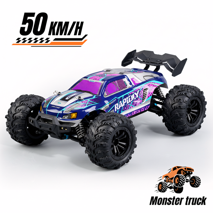 Rapidly 4x4 1/16 – Voiture Télécommandée Tout-Terrain 50 km/h