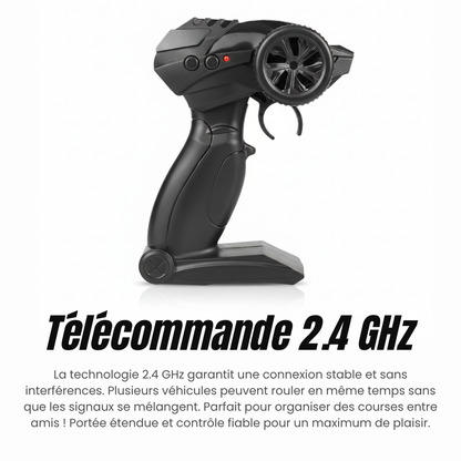 Buggy 4x4 Tout-Terrain 1/16 – Voiture Télécommandée pour Enfant 25 km/h