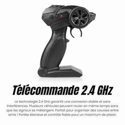 Buggy 4x4 Tout-Terrain 1/16 – Voiture Télécommandée pour Enfant 25 km/h