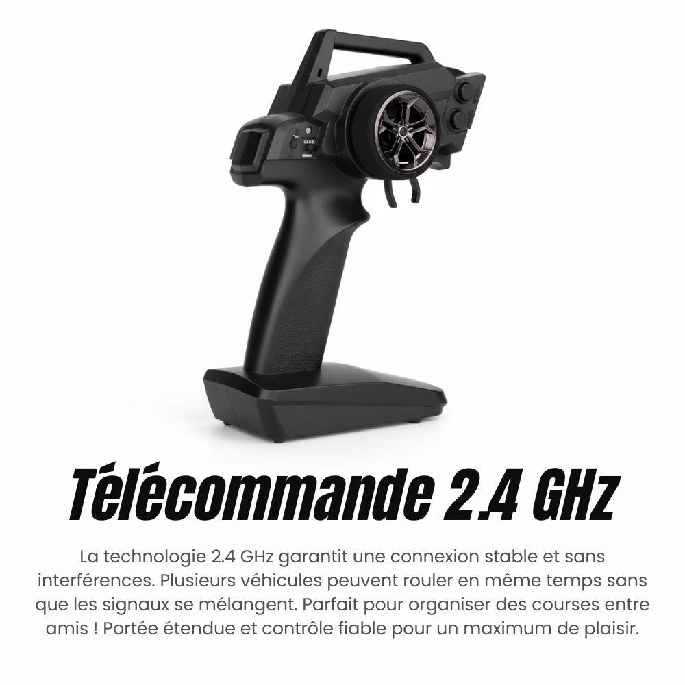 Crawler 4x4 1/16 – Voiture télécommandée tout-terrain à double moteur