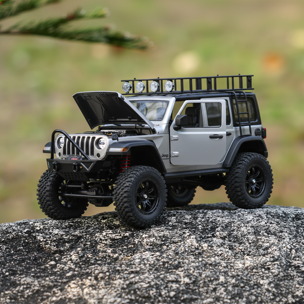 Crawler 4x4 Télécommandé Tout-Terrain – Réplique Jeep Wrangler