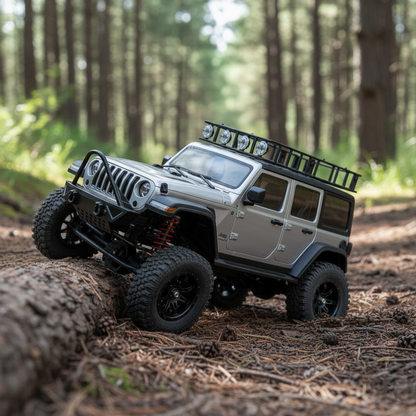 Crawler 4x4 Télécommandé Tout-Terrain – Réplique Jeep Wrangler