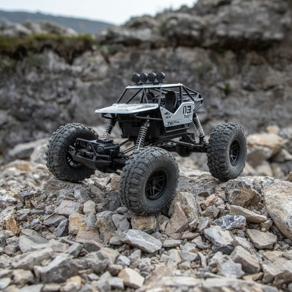 Crawler 4x4 1/16 – Voiture télécommandée tout-terrain à double moteur