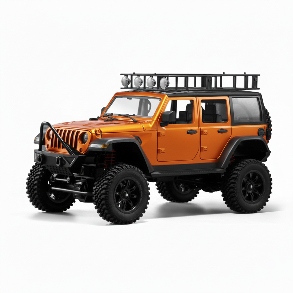 Crawler 4x4 Télécommandé Tout-Terrain – Réplique Jeep Wrangler