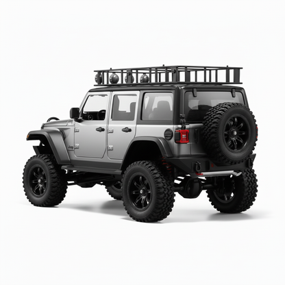 Crawler 4x4 Télécommandé Tout-Terrain – Réplique Jeep Wrangler