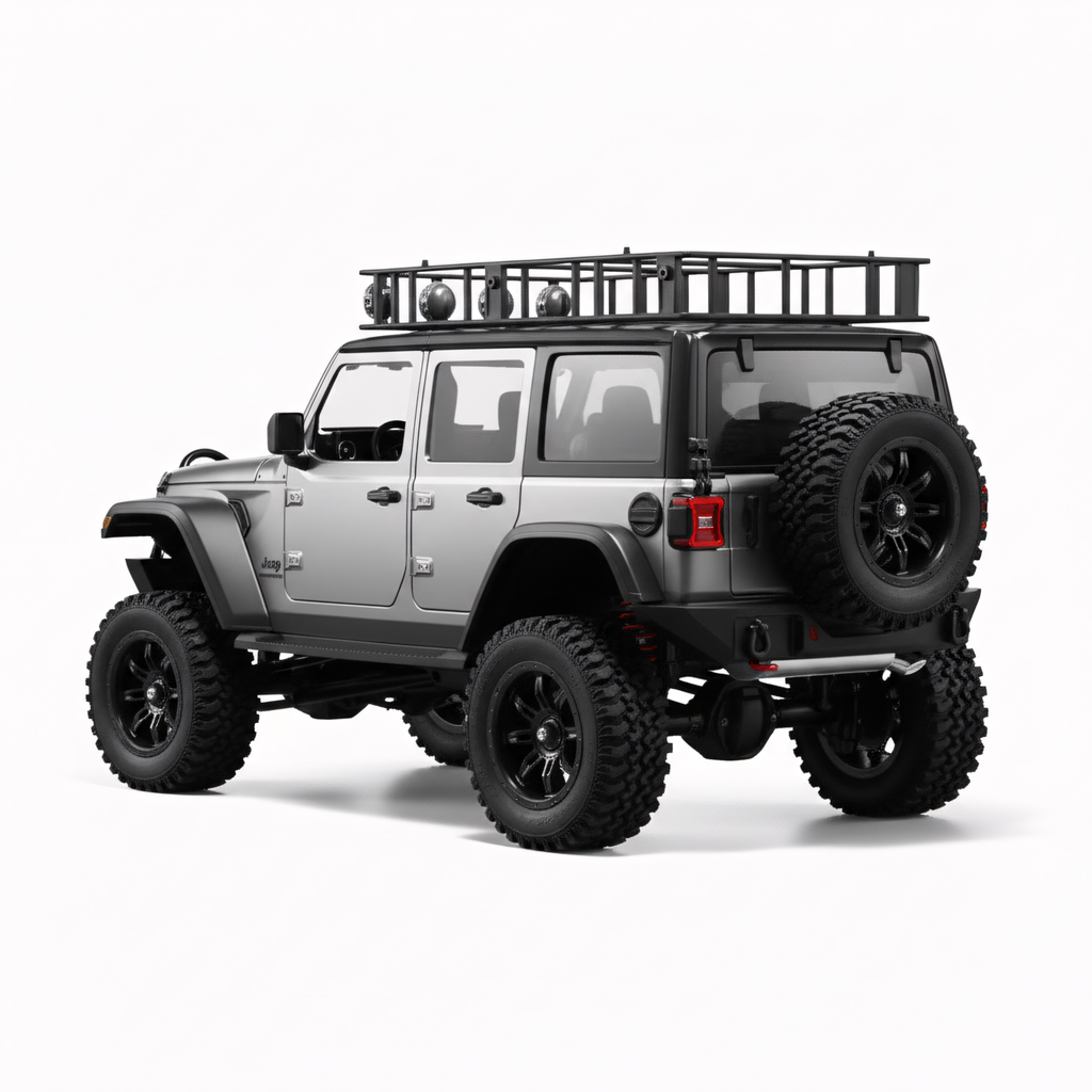 Crawler 4x4 Télécommandé Tout-Terrain – Réplique Jeep Wrangler