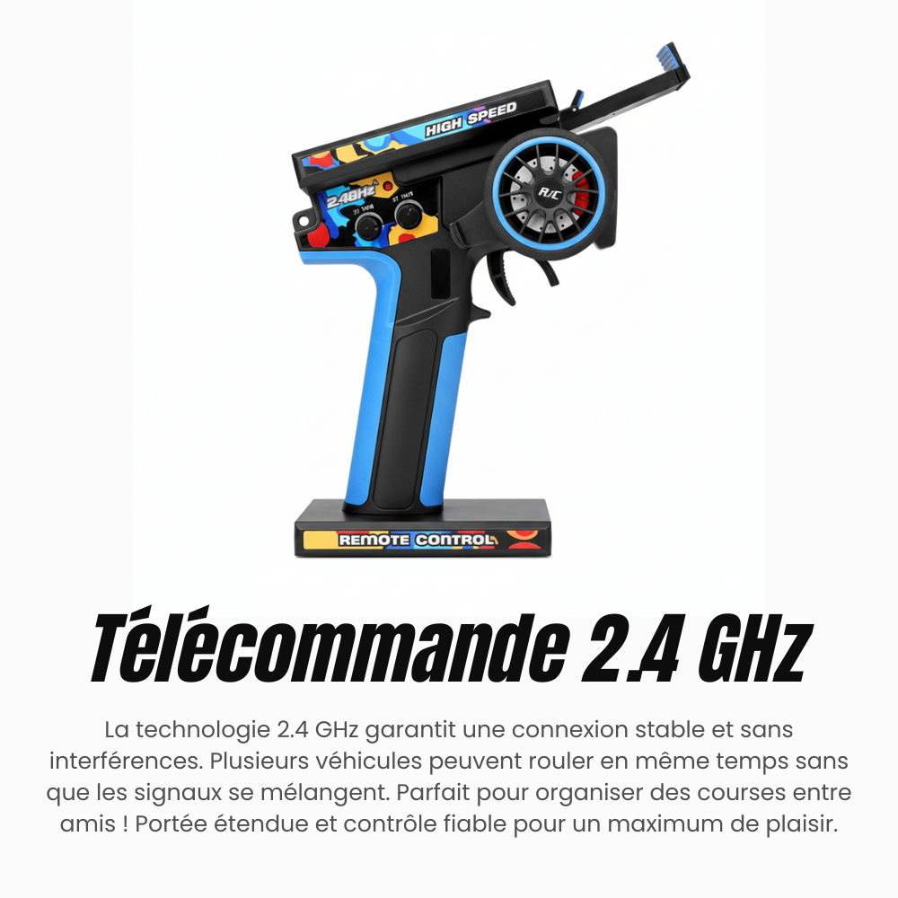 FORCE 13 1/12 – Buggy télécommandé 4x4 haute vitesse 75 km/h