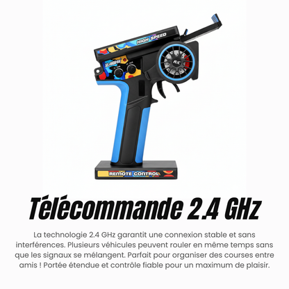 FORCE 13 1/12 – Buggy télécommandé 4x4 haute vitesse 75 km/h