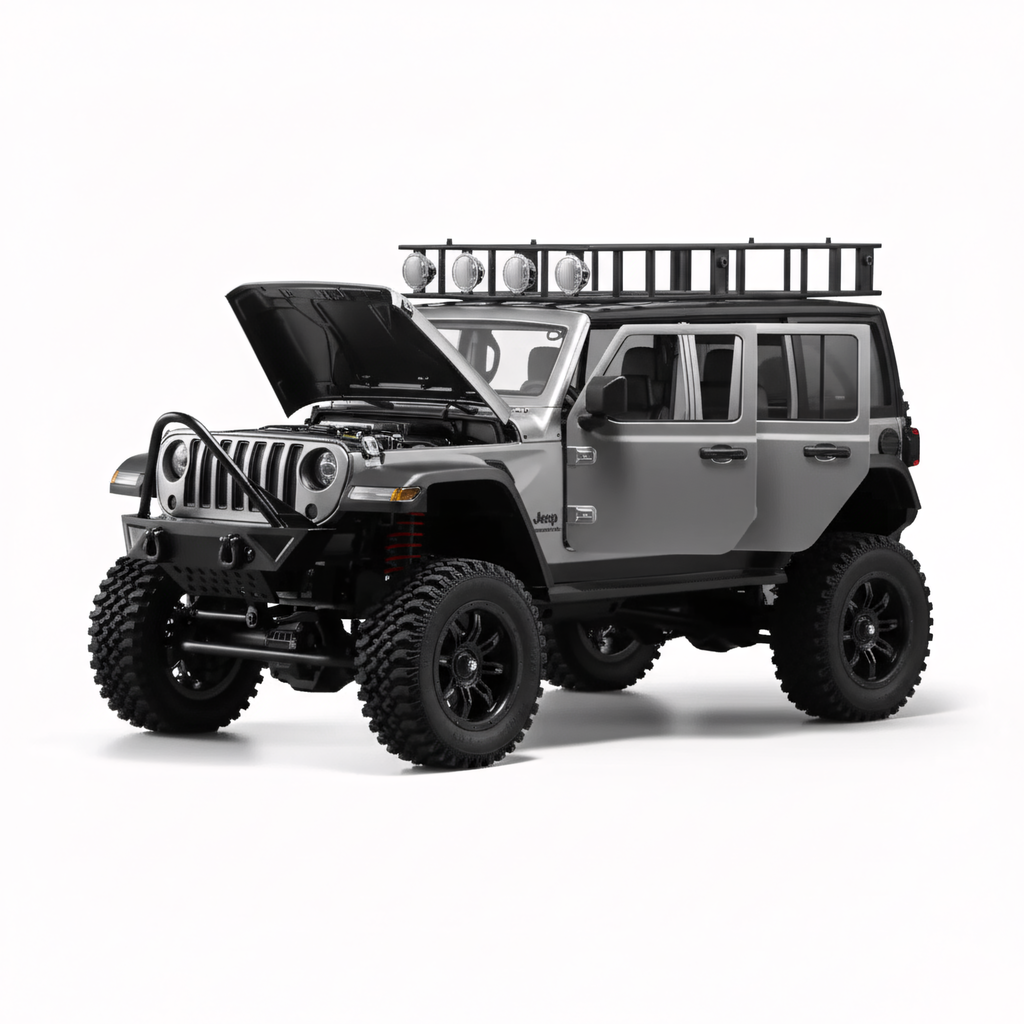 Crawler 4x4 Télécommandé Tout-Terrain – Réplique Jeep Wrangler