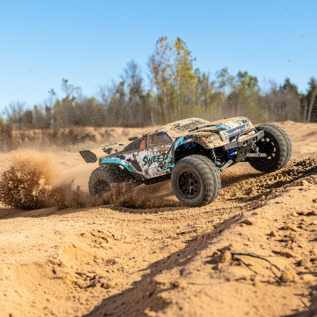 Sweep Pro 4x4 – Voiture Télécommandée Tout-Terrain 70 km/h