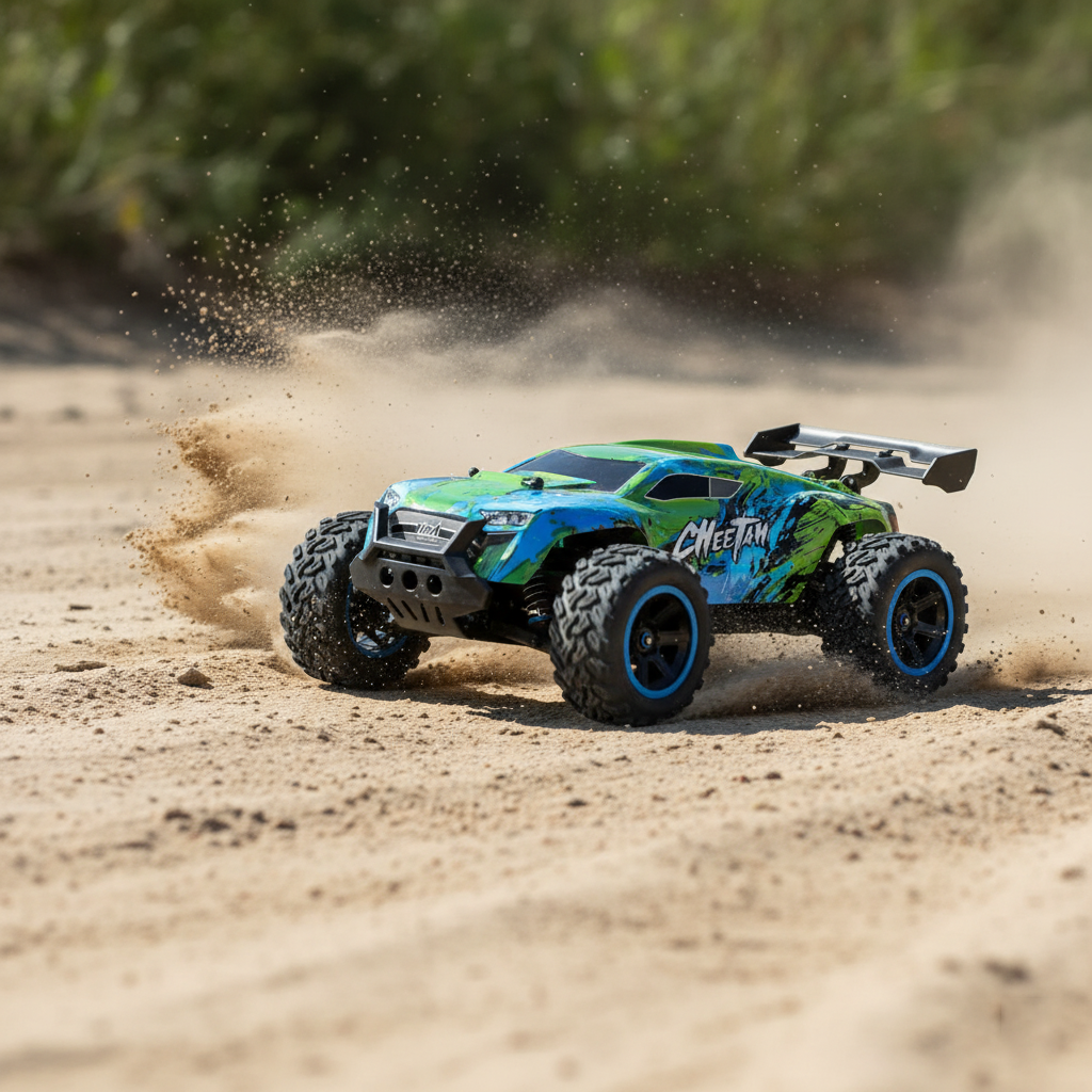 Voiture Télécommandée Cheetah – 4x4 Off-Road Robuste 30 km/h