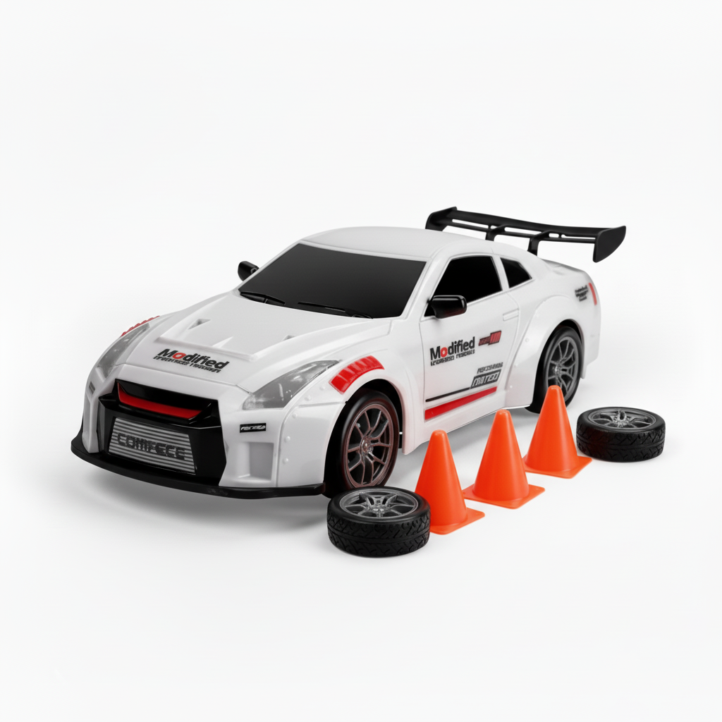 Nissan GT-R R35 1/24 – Voiture Télécommandée Drift et Piste 30 km/h