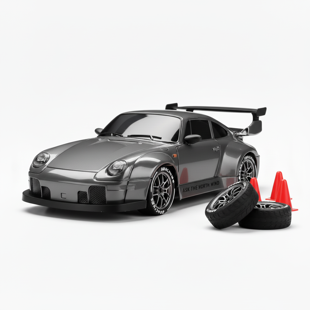 Porsche 911 GT2 1/24 – Voiture Télécommandée Drift et Piste 30 km/h